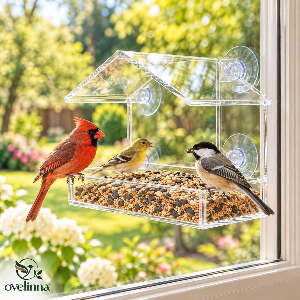 ovelinna™ Window Bird Feeder - main image