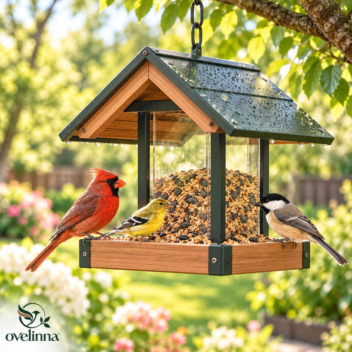 ovelinna™ Weatherproof Bird Feeder - main image