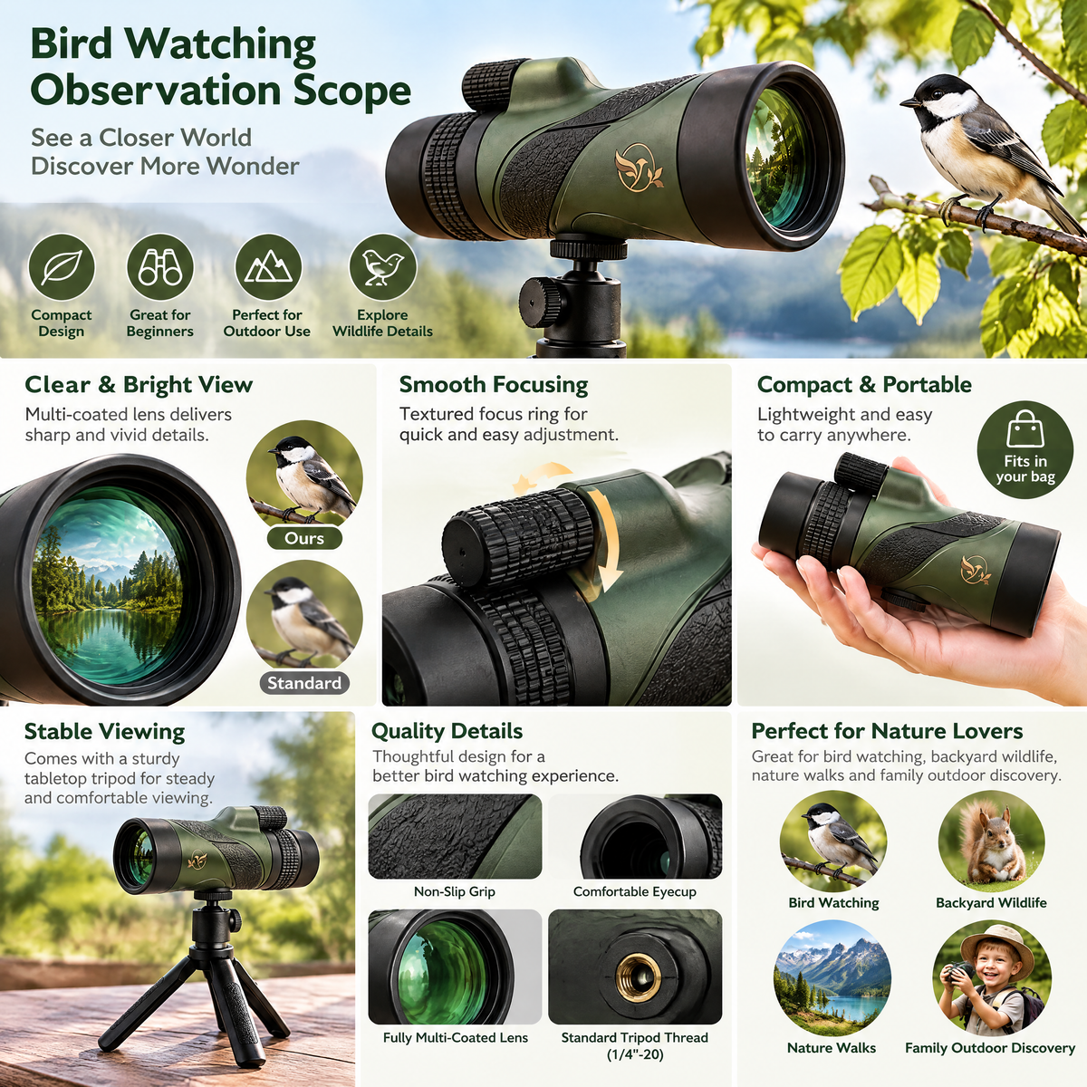 ovelinna™ Bird Watching Observation Scope - detail image 4