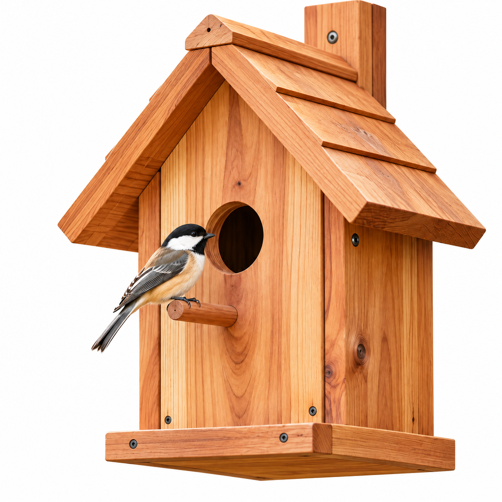 ovelinna™ Wooden Bird House - detail image 3