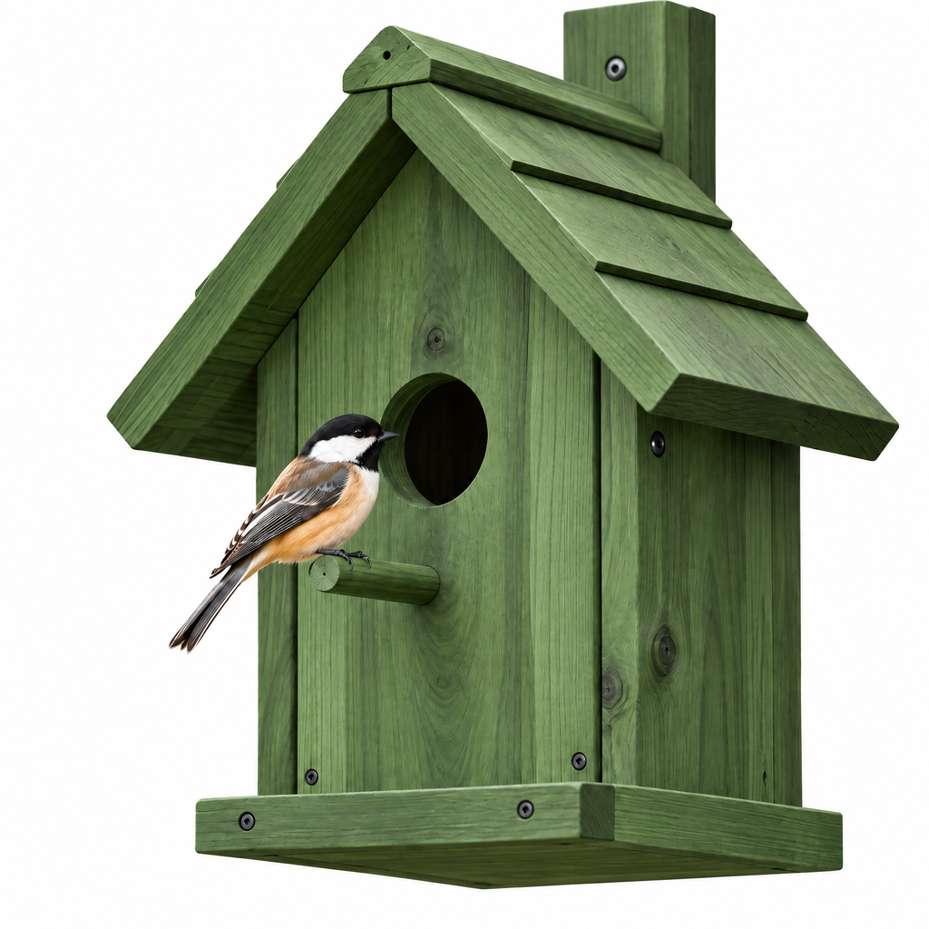 ovelinna™ Wooden Bird House - detail image 4
