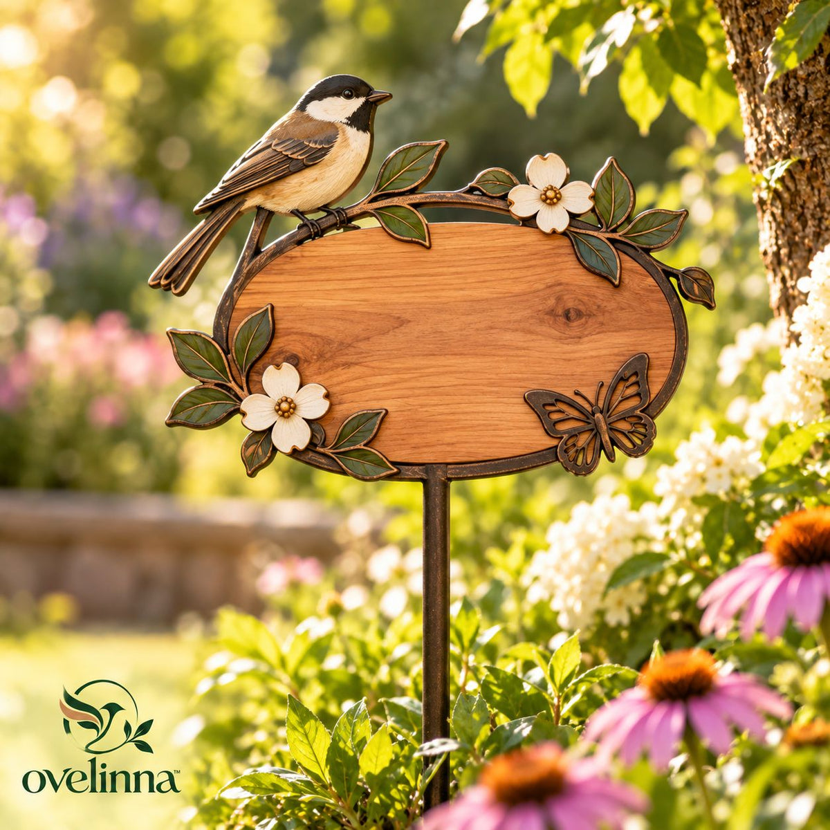 ovelinna™ Garden Wildlife Sign - main image