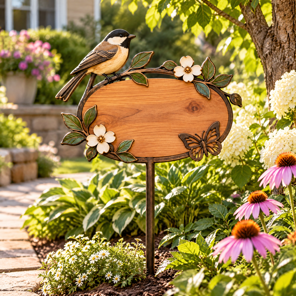 ovelinna™ Garden Wildlife Sign - detail image 4